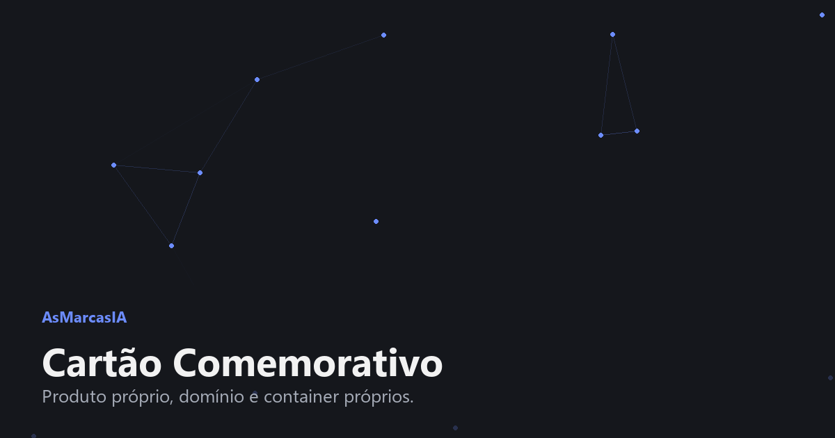 Cartão Comemorativo